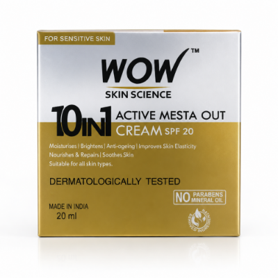 Picture of Wow Skin Science 10-in-1 Active Mesta Out Cream, SPF 20 - 20ml