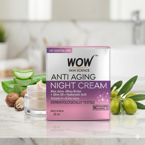 Picture of WOW Skin Science Anti Aging Night Cream with Natural Actives, 20ml