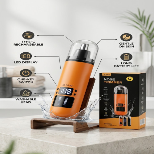 Picture of M.5009 Professional Nose Trimmer for Men - Type-C Rechargeable with LED Display