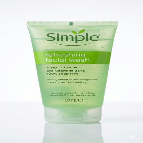 Picture of Simple Kind to Skin Refreshing Facial Wash - 150ml