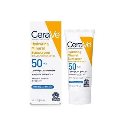 Picture of CeraVe 100% Mineral Sunscreen SPF 50  (CHINA )