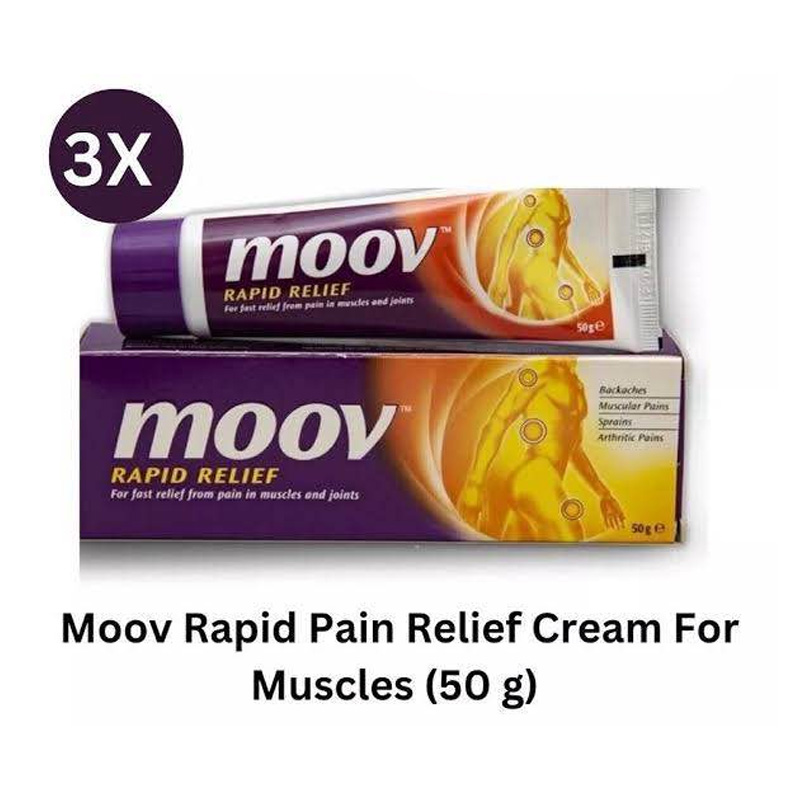 Picture of Moov Rapid Relief Cream for Joint Pain – 50g Fast-Acting Pain Relief Cream