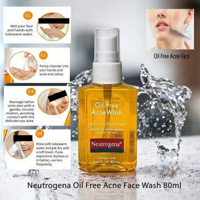 Picture of Neutrogena Oil Free Acne Wash-80ml Oil Free