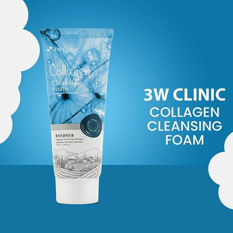 Picture of 3W Clinic Collagen Cleansing Foam - Face Wash/Korea