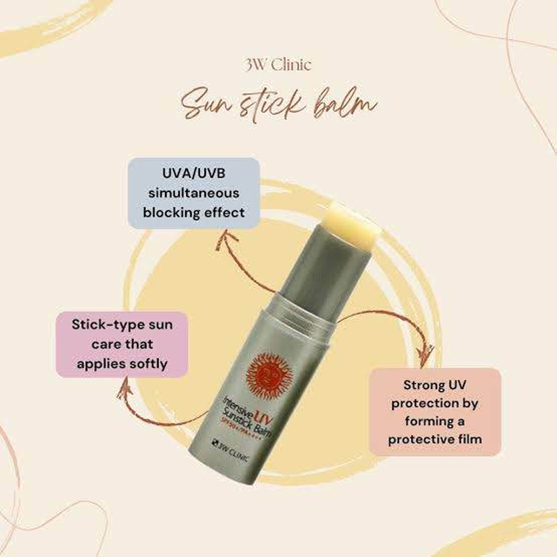 Picture of 3W Clinic Intensive UV Sunstick Balm SPF50+ PA++++