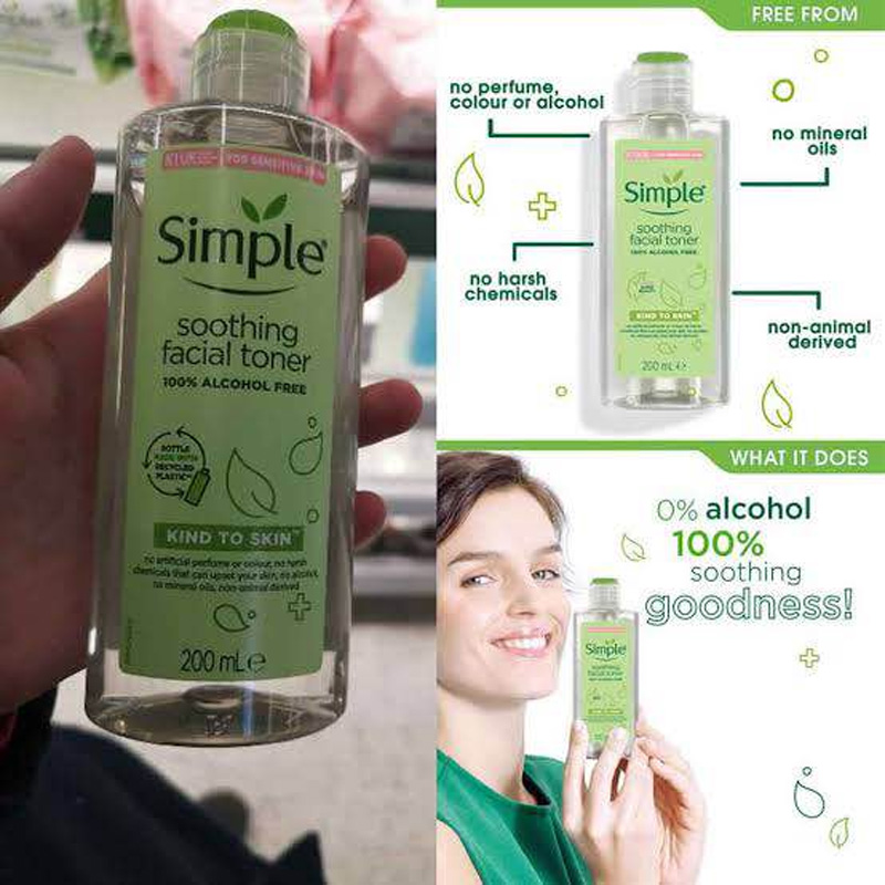 Picture of Simple Soothing Facial Toner 200ml - Uk