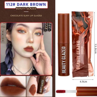 Picture of Beauty Glazed Chocolate Silky Lip Glaze - #112 Dark Brown