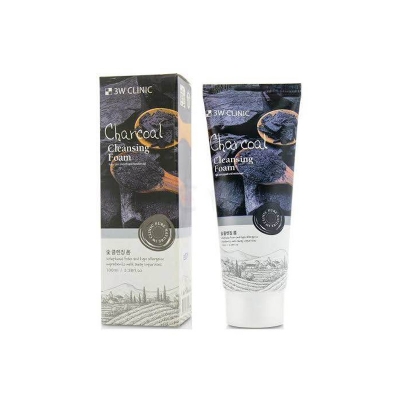 Picture of 3W Clinic Cleansing Foam - Charcoal 100ml/Korea