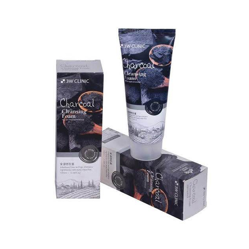 Picture of 3W Clinic Cleansing Foam - Charcoal 100ml/Korea