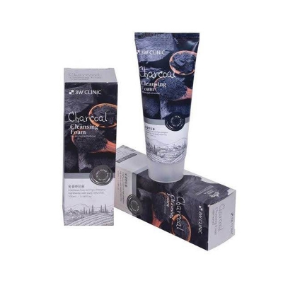 Picture of 3W Clinic Cleansing Foam - Charcoal 100ml/Korea