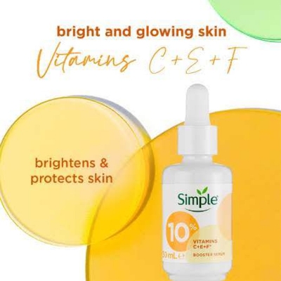 Picture of Simple Boooster Serum With 10% Vitamin C+E+F -30mL Serum