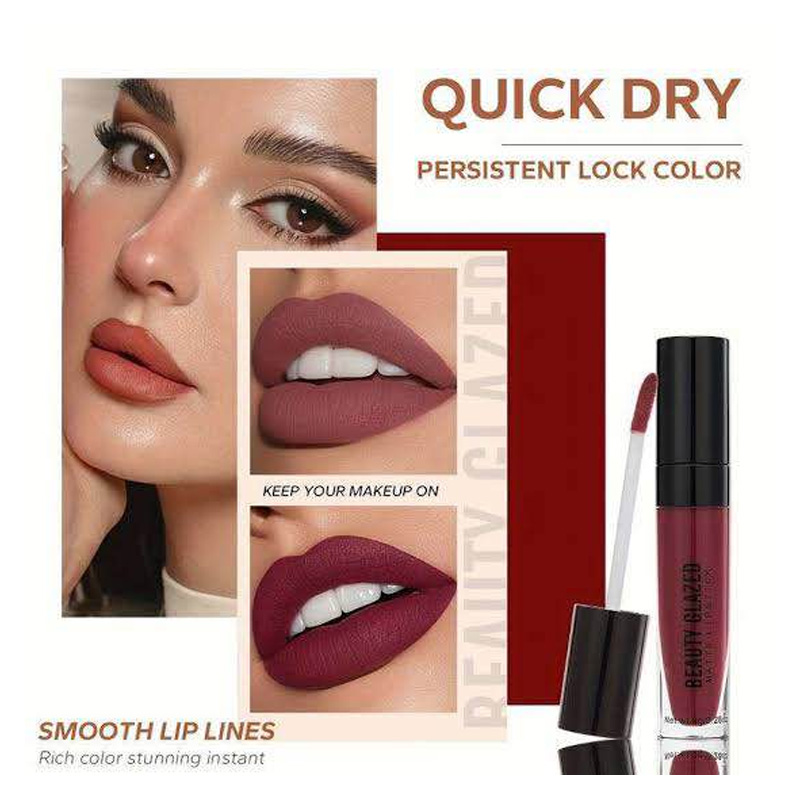 Picture of Beauty Glazed Matte Lipstick -#101 Toffee Matte Lipstick