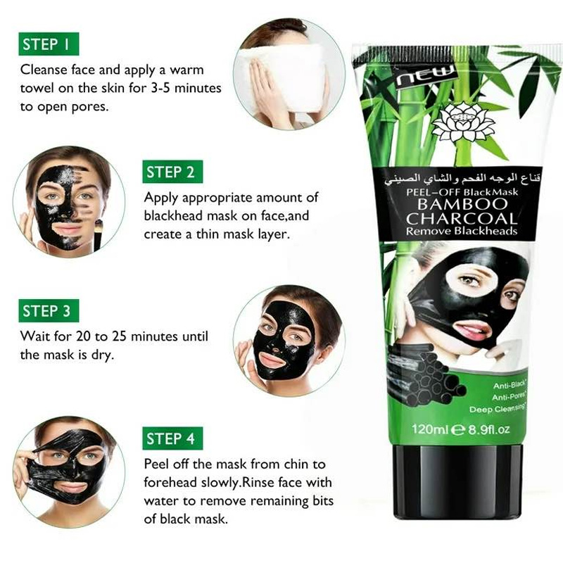 Picture of Blackhead Remover Activated Charcoal Peel-off Mask, Facial Mask Purifying and Deep Cleansing -120ML