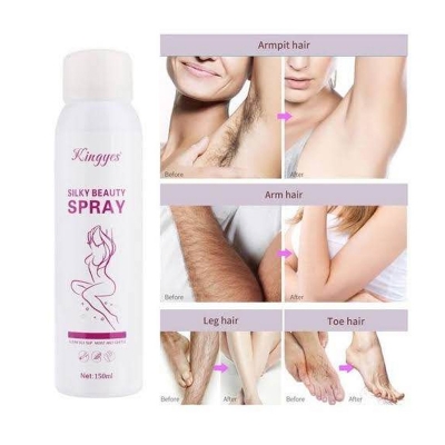 Picture of Kingyes Painless Hair Removal Spray Foam 150 Ml For Unisex (Remove All Types Of Hair)