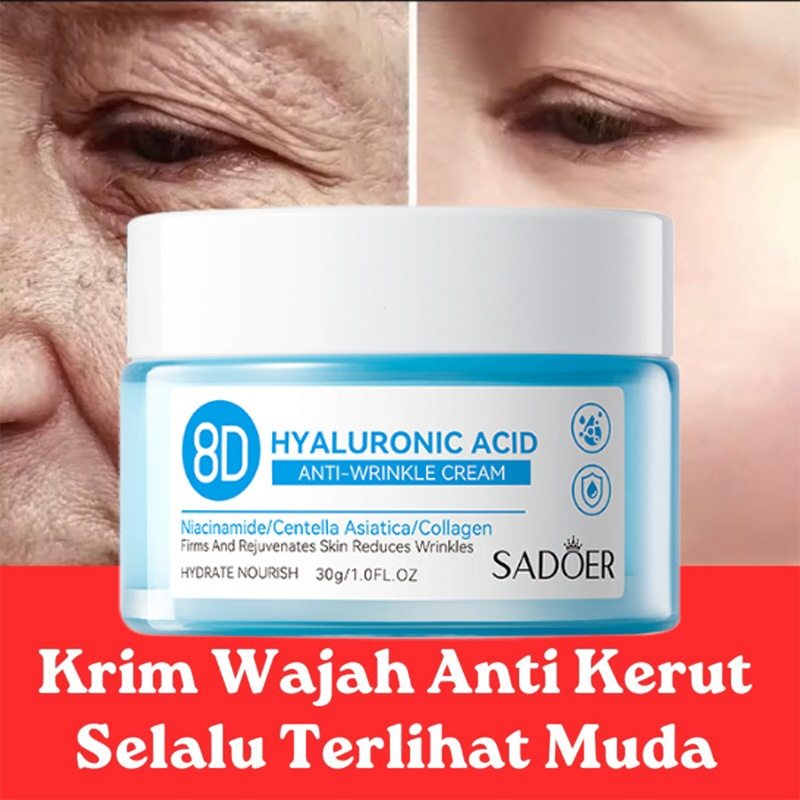 Picture of Sadoer 8D Hyaluronic Acid Hialuronsavas arckrém 30g - White