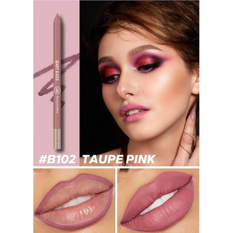 Picture of BEAUTY GLAZED WATERPROOF & LONG LASTING LIP LINER-#B102 Taupe Pink