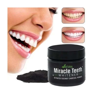 Picture of Activated Charcoal Teeth Whitening Powder - Miracle Teeth Whitener-20gm