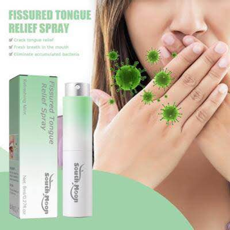 Picture of Fissured Tongue Relief Spray, Breath Freshener Spray For Women Men-8ml