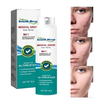 Picture of SOUTH MOON Medical Grade Scar Spray for Reduce Scars and Smooth Skin -20gm