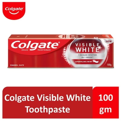 Picture of Colgate Visible White Toothpaste 120 gm - Red