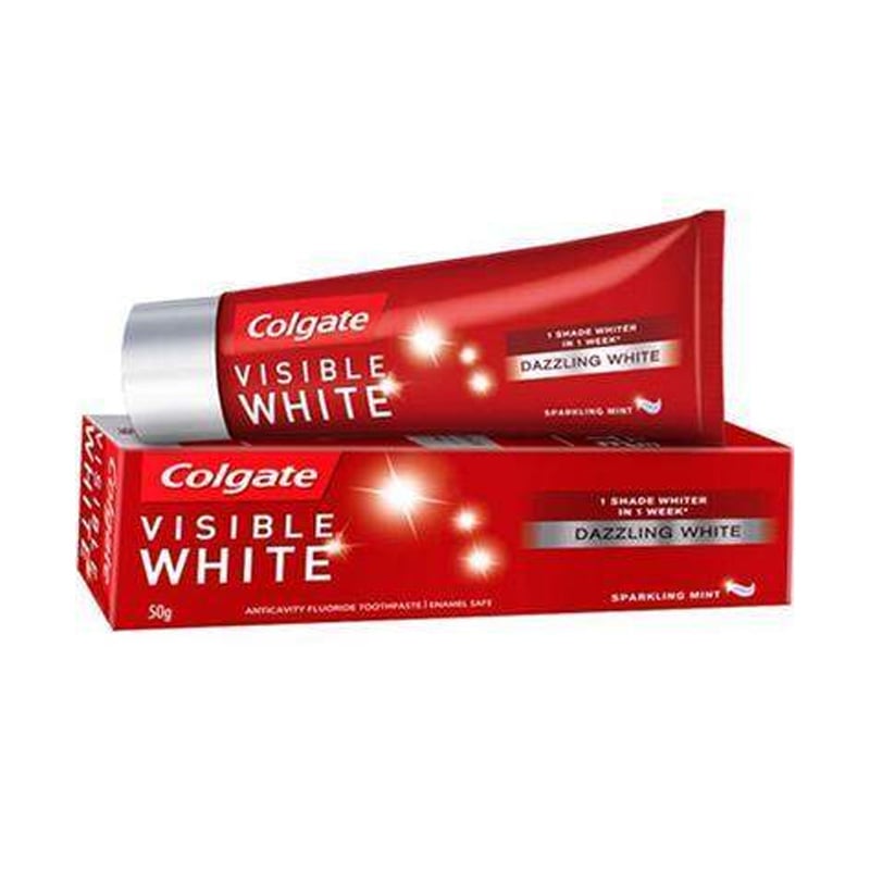 Picture of Colgate Visible White Toothpaste 120 gm - Red