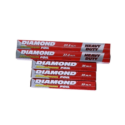 Picture of Showda Mart Diamond Aluminum Wrap Foil Paper - 37.5 SQ. FT. - Silver