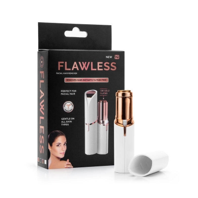Picture of Flawless Finishing Touch Facial Hair Remover Device for Women - Battery Operated/USB Rechargeable - Random Colour - Silver