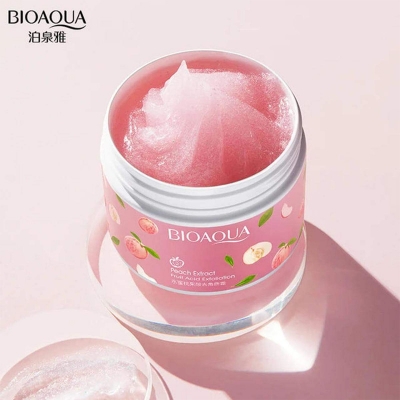 Picture of BIOAQUA Peach Extract Fruit Acid Exfoliating Face Gel 140g - Pink