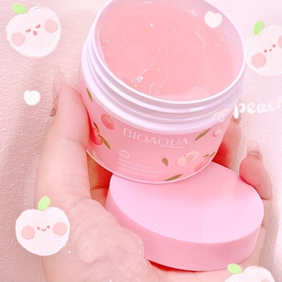 Picture of BIOAQUA Peach Extract Fruit Acid Exfoliating Face Gel 140g - Pink