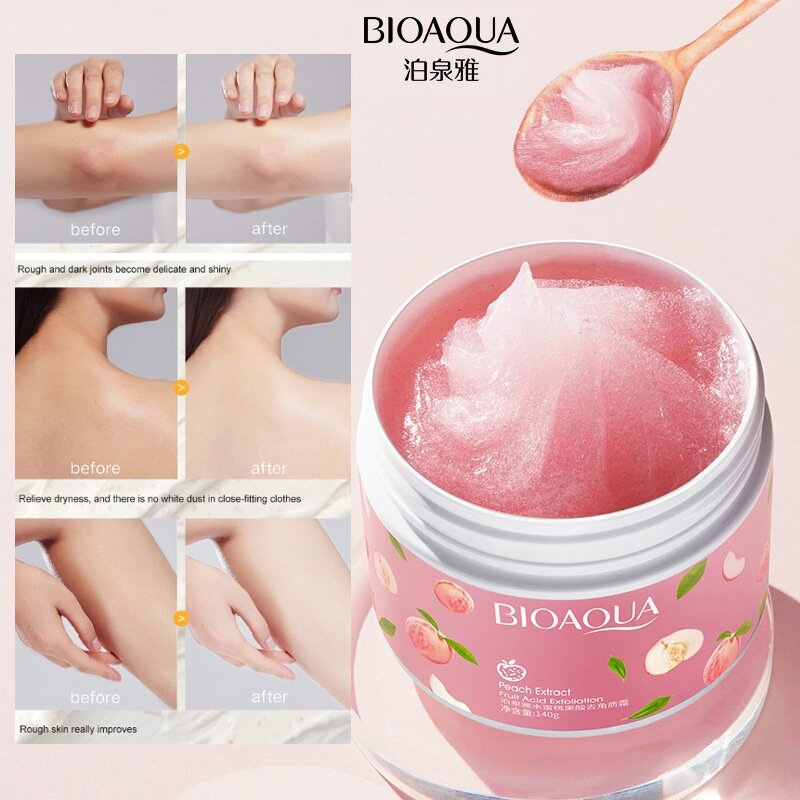 Picture of BIOAQUA Peach Extract Fruit Acid Exfoliating Face Gel 140g - Pink