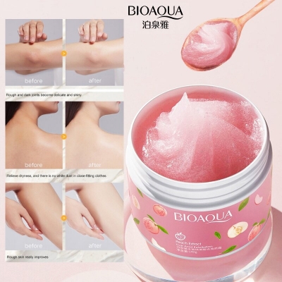Picture of BIOAQUA Peach Extract Fruit Acid Exfoliating Face Gel 140g - Pink