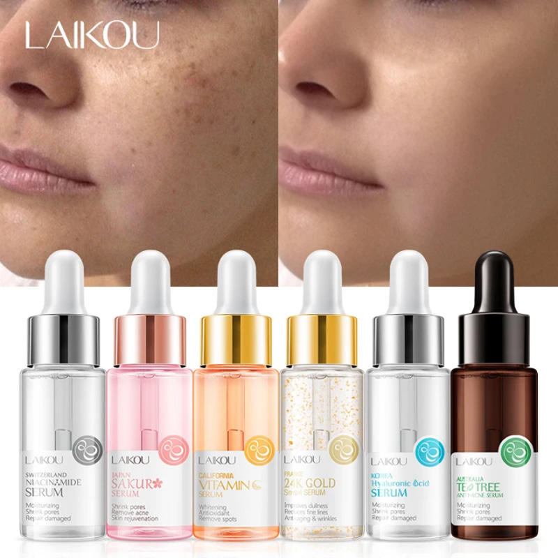 Picture of LAIKOU Vitamin C Serum for Face, Facial Serum with Hyaluronic Acid For Fairness, Pigmentation, Advanced Korean Formula-17 ML