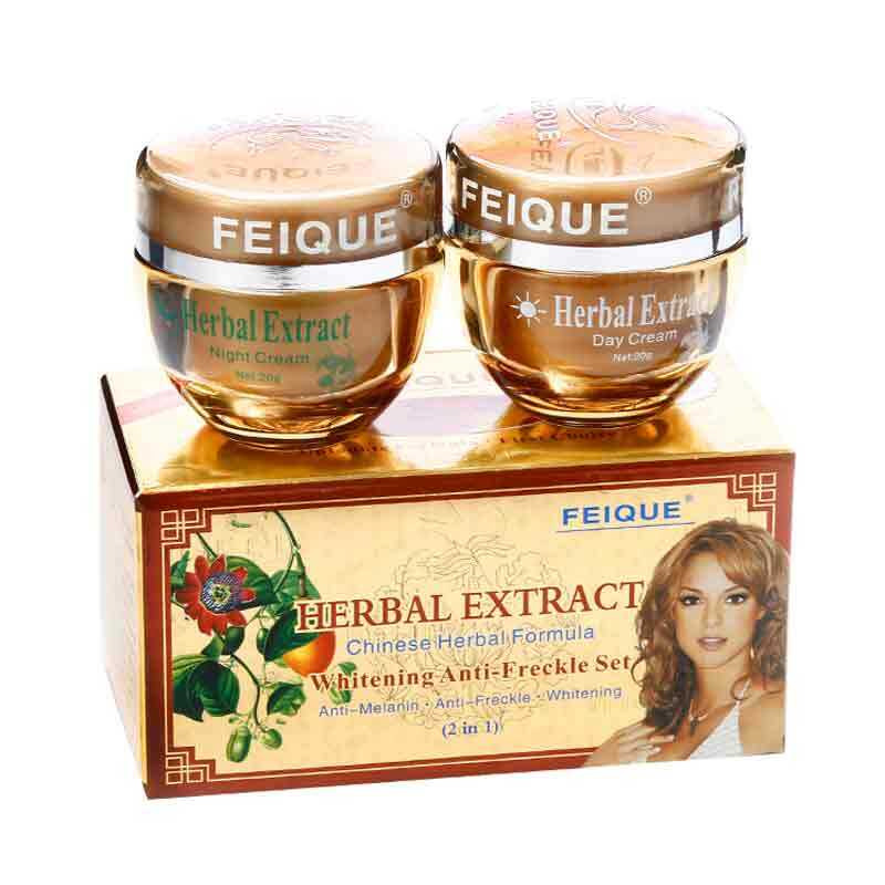 Picture of FEIQUE Herbal Extract Whitening Anti-Freckle Set - Brown