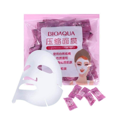 Picture of BIOAQUA Compressed Facial Tablet Face Sheet Mask-10pcs