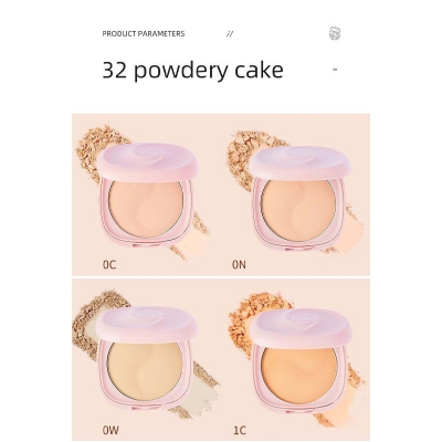 Picture of Pudaier Face Powder for Skin Pressed Oil Control Natural Foundation Makeup Setting Powder Smooth Finish Concealer