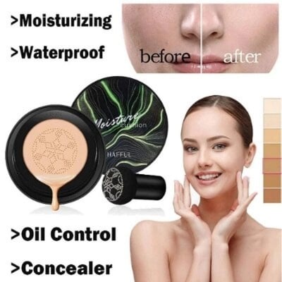 Picture of SUNISA Mushroom Head Make up Air Cushion Moisturizing Foundation Air-permeable Natural Brightening Makeup BB CreamSUNISA Mushroom Head Make up Air Cushion Moisturizing Foundation Air-permeable Natural Brightening Makeup BB Cream