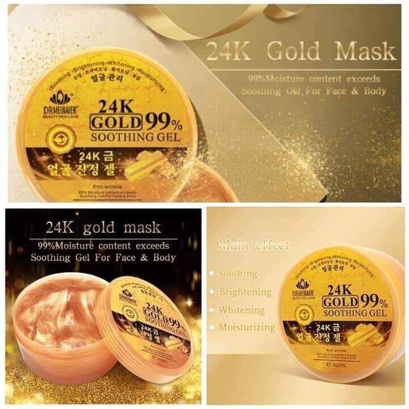 Picture of 24K Gold Soothing Gel 300ml Original Ratings 1 - Gold