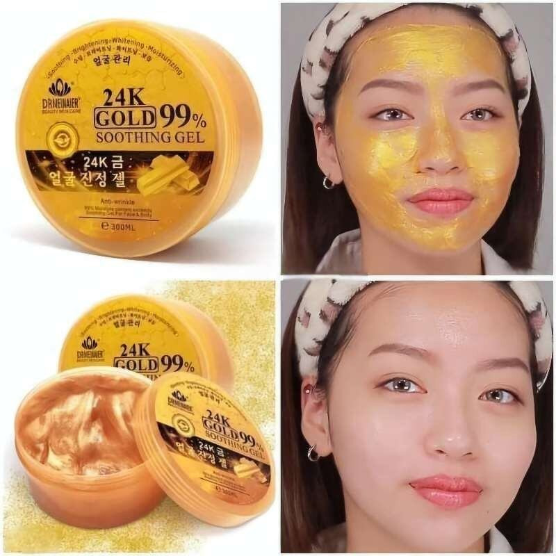 Picture of 24K Gold Soothing Gel 300ml Original Ratings 1 - Gold