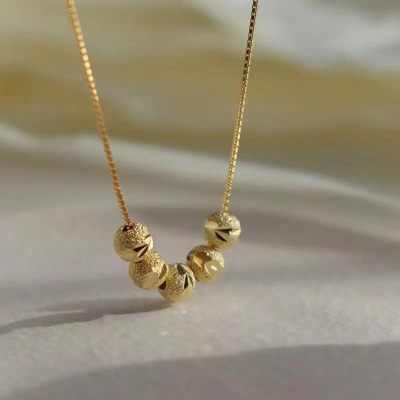 Picture of Five blessing necklace woman love gold plated moisture light jewellery necklace - Gold