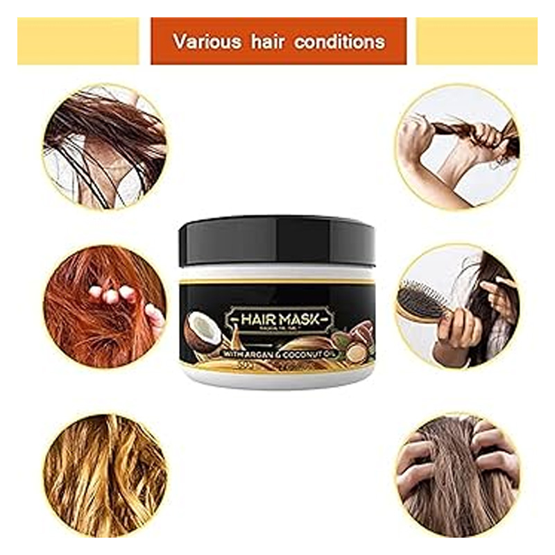 Picture of Eelhoe Hair Mask Magical Treamant With Argan & Coconut OIL. - Black