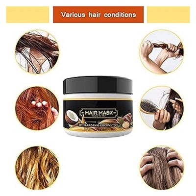 Picture of Eelhoe Hair Mask Magical Treamant With Argan & Coconut OIL. - Black