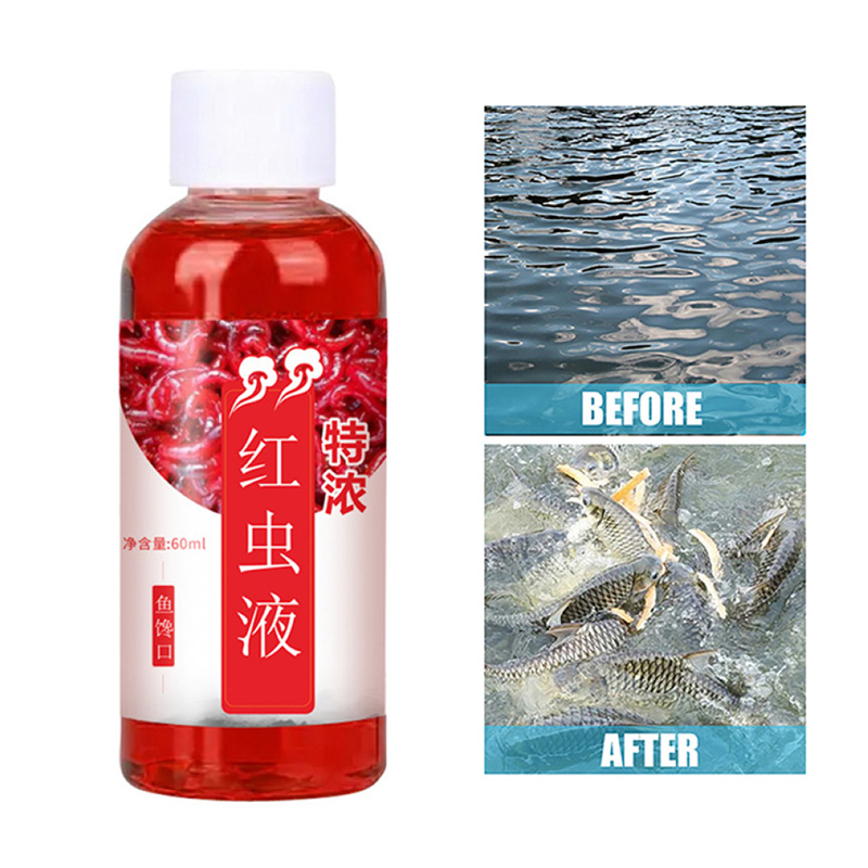 Picture of Red Worm Scent Fish Attractant. - Red