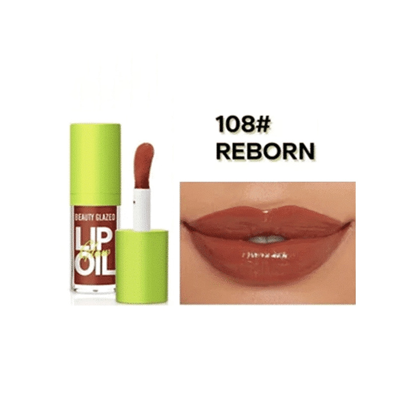 Picture of Beauty glazed glow Lip Oil Shade 108 Roborn - Maroon