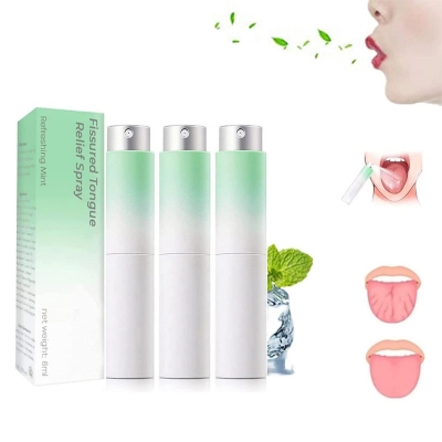 Picture of South moon fissured tongue Relief spray - White