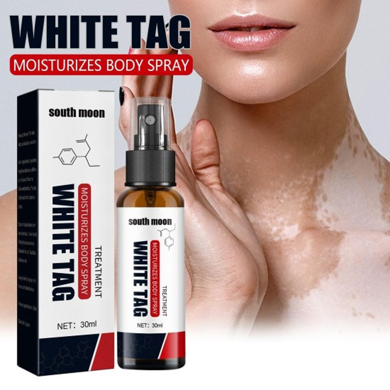 Picture of South moon white tag treatment spray a body spray intended for vitiligo care - White
