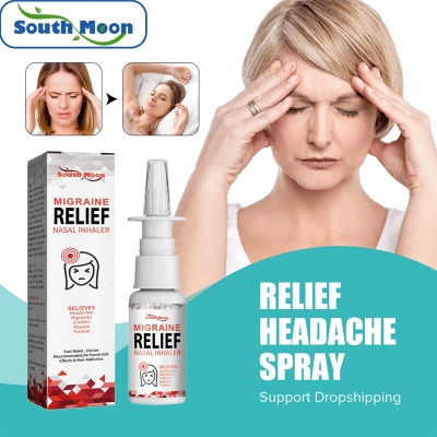 Picture of South moon migraine treatment relief nasal inhaler body care - White