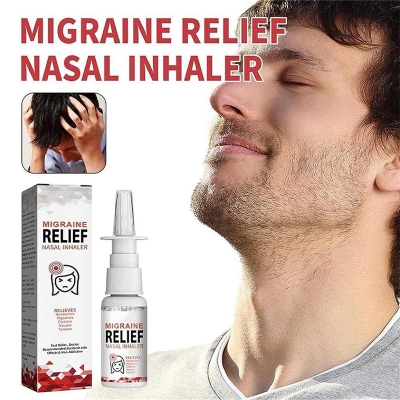 Picture of South moon migraine treatment relief nasal inhaler body care - White