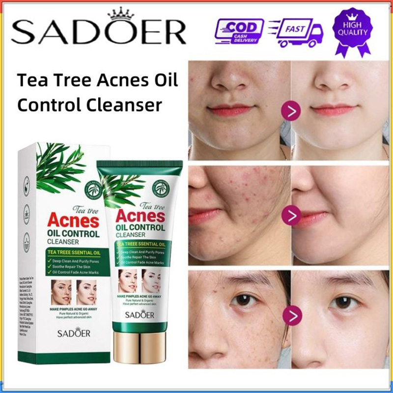 Picture of Sadore tea tree acnes oil control anti acne gel - White