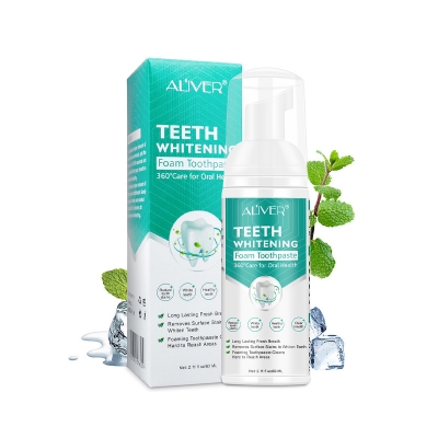 Picture of west&month teeth whitening foam toothpaste - White