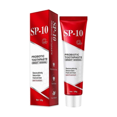 Picture of SP-10 Probiotic toothpaste, sp-10 Ultra bright whitening - White